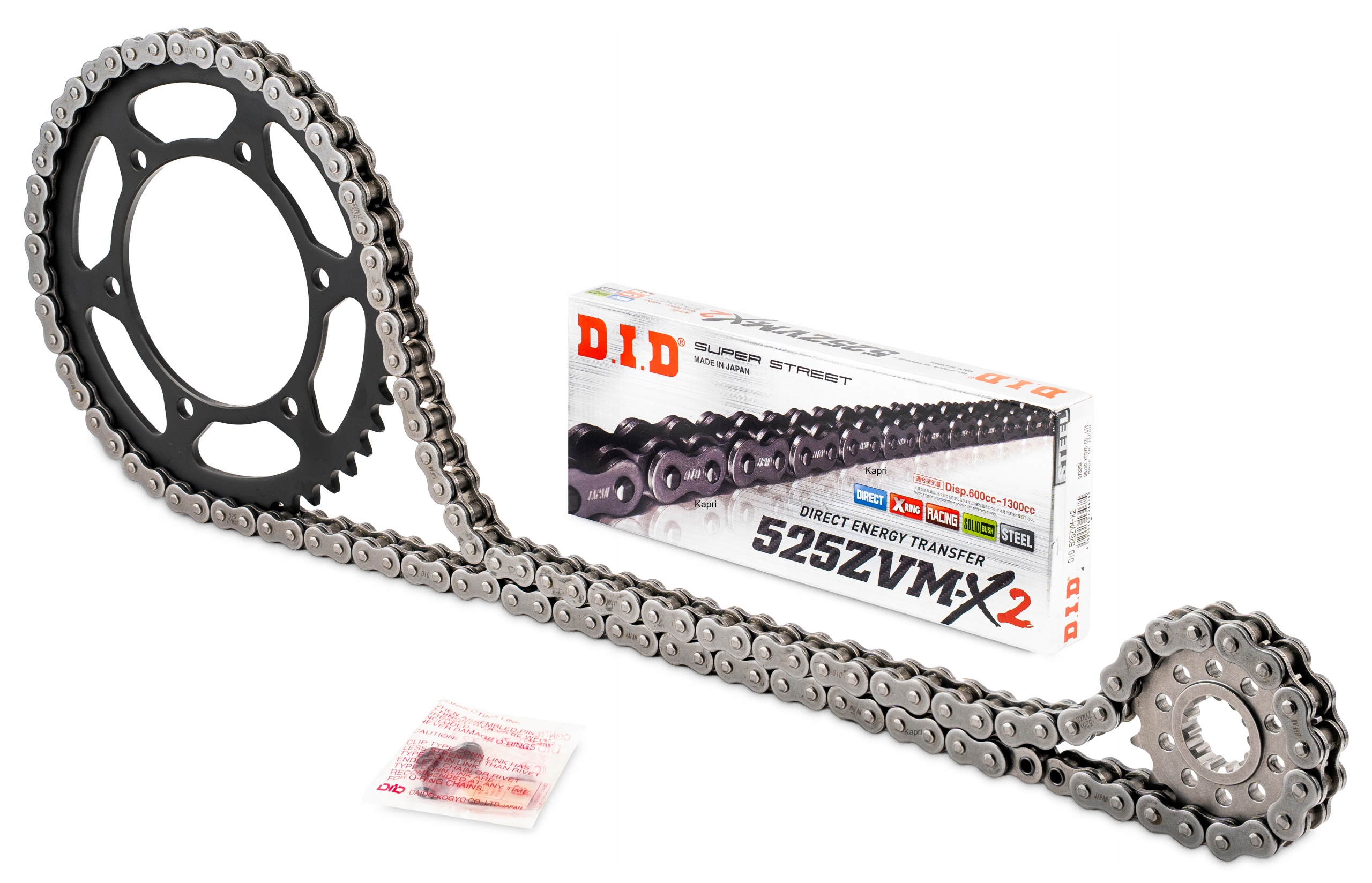 Sada pohonu Honda Cbr 600 Rr 2007-16r Ozubení řetěz DID ZVMX-2