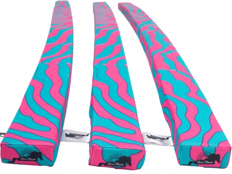 HorseMania – překážkové tyče pro koně – sada 3 kusů 10x5 2,2 m, vzor 4