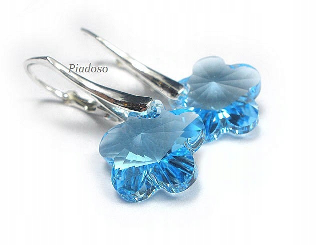 Křišťálové krystaly Květiny Náušnice Barvy