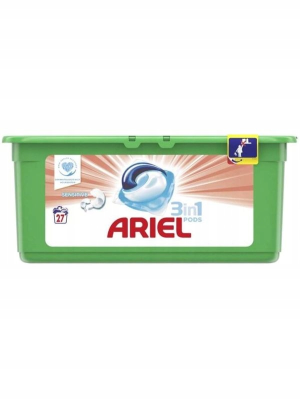 

Kapsułki do prania Ariel sensitive 27 szt Belgia