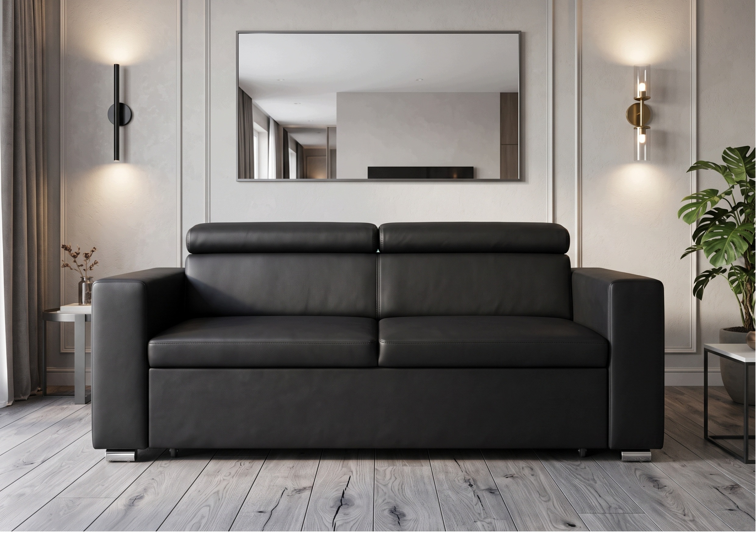 Rozkládací pohovka 2-místná 186 cm Avanti Velká funkce 134 x 203 cm O-sofa
