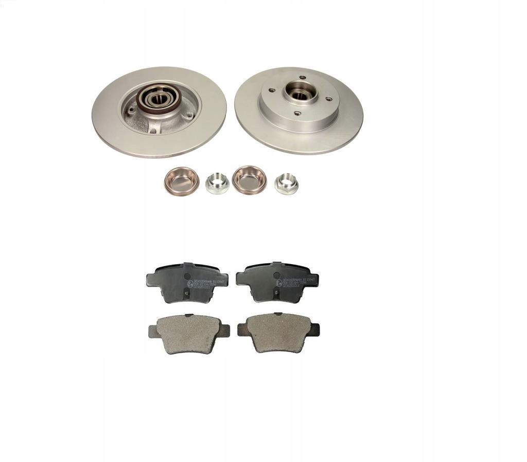 Kotouče Ložiskové Destičky Peugeot 207 307 Citroen C4 I Zadní Sada B