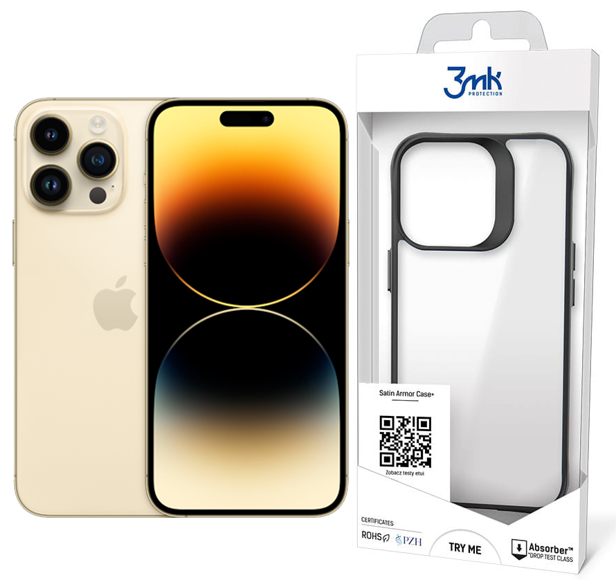 

3MK Satin Armor Case+ do iPhone 14 Pro Etui