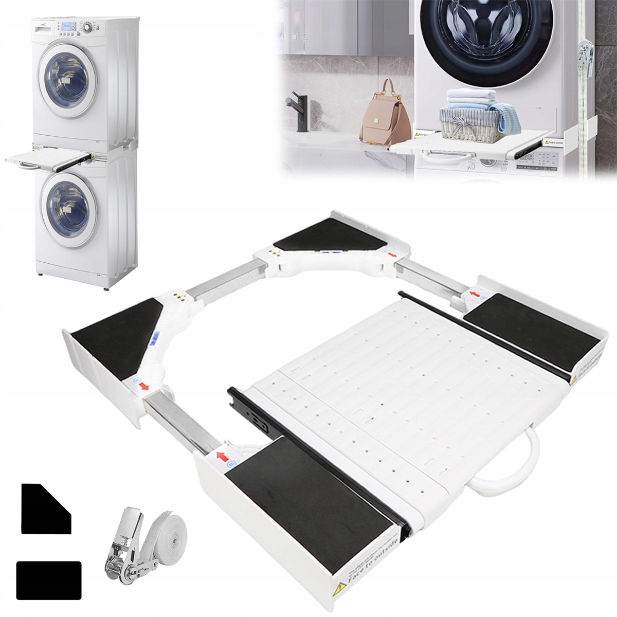1szt. Łącznik Pralki Z Suszarką uniwersalna rama pośrednia 54-69.5cm