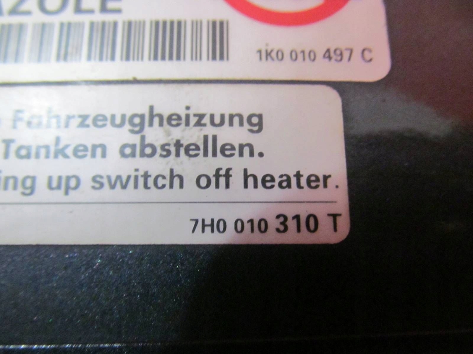 VW VOLKSWAGEN TRANSPORTER T5 7H MULTIVAN Tankklappe des Kraftstoffsbehälters LD7U