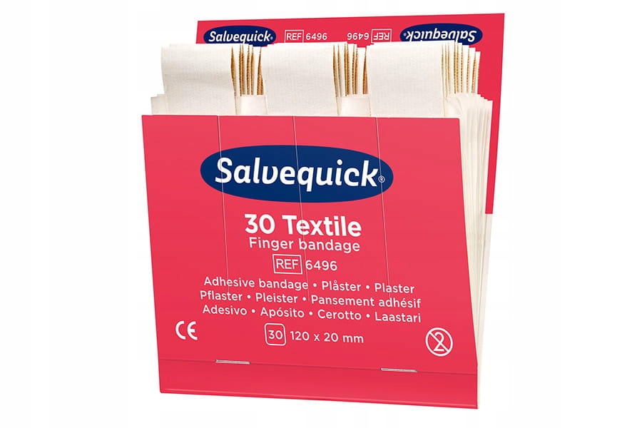 

Plastry tekstylne długie Cederroth Salvequick, 30
