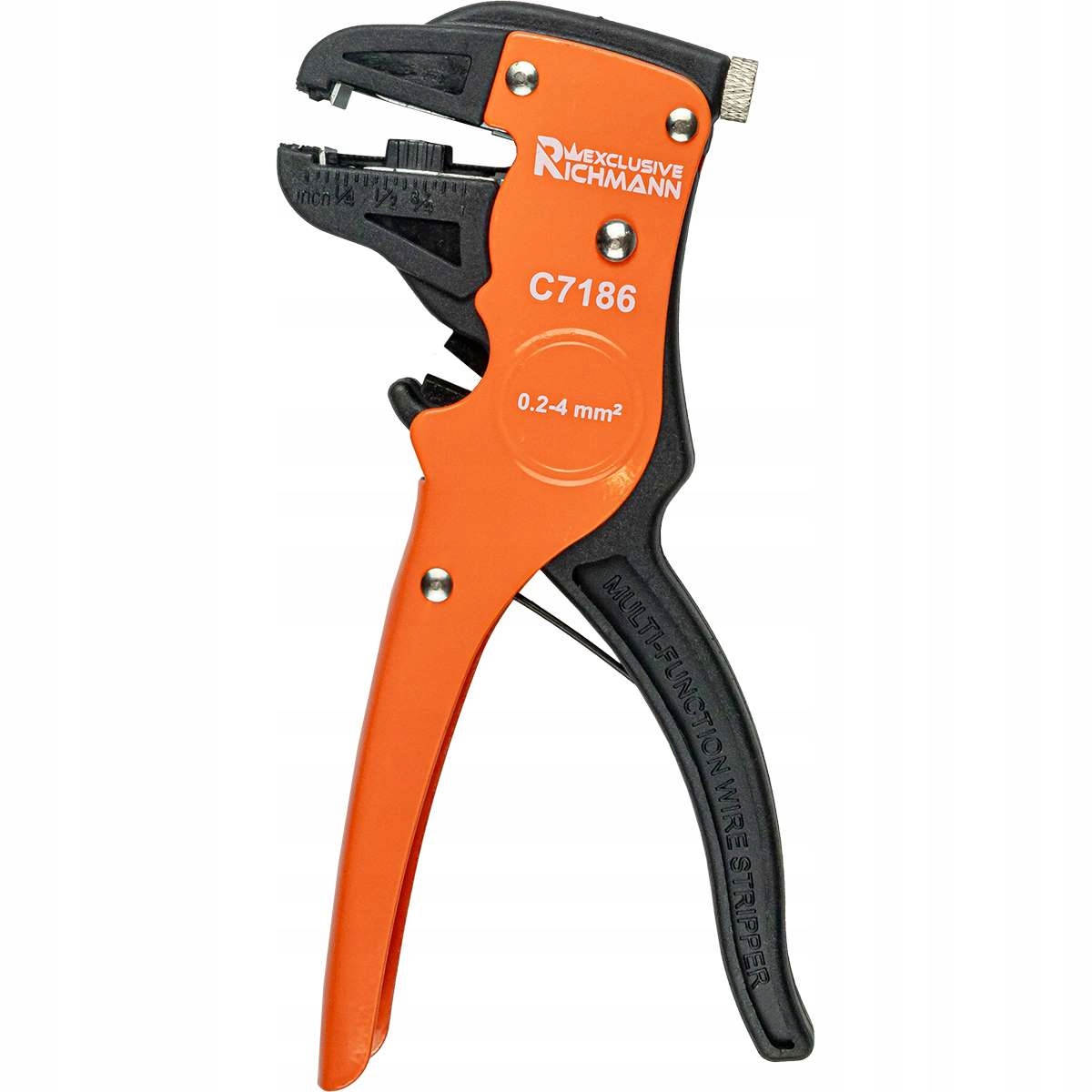 C7186 Szczypce Do Ściągania Izolacji Automatyczne 0,2-4 mm2 170 MM Richmann