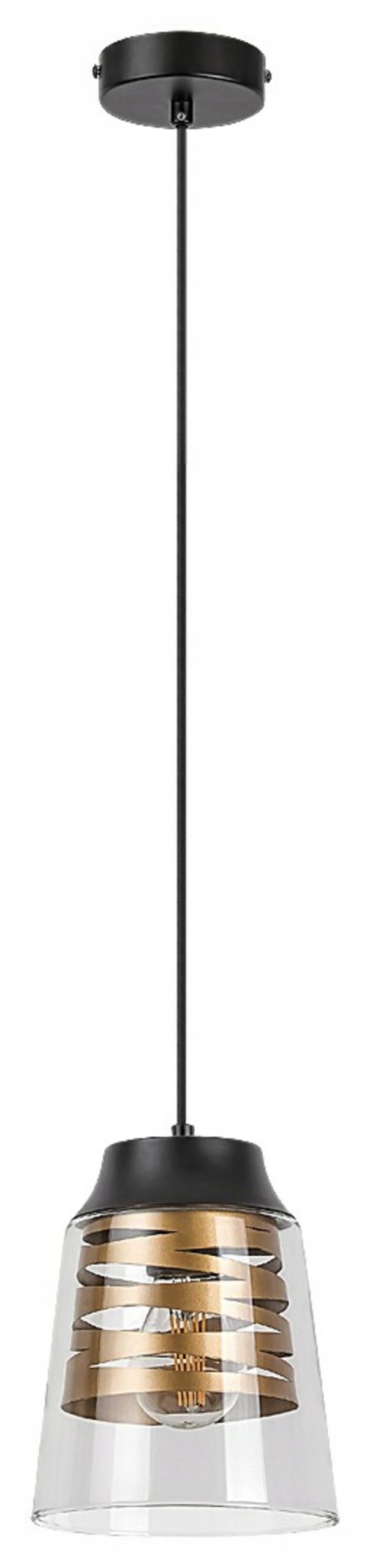 Rabalux Zenaida 3543 závěsné svítidlo E27, černé sklo, kov, 1200 mm