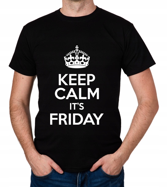 

koszulka Keep Calm It's Friday prezent