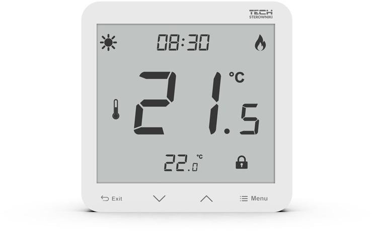 Drátový Pokojový Regulátor ST-297Z V3 230V Dvoustavový, Bílý