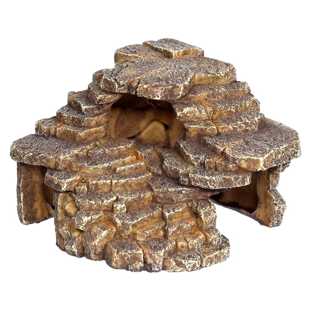 Levně Dekorace Do Akvária Jeskyně Pouštní Úkryt Pro Ryby 15,5X14,5X10,5 CM