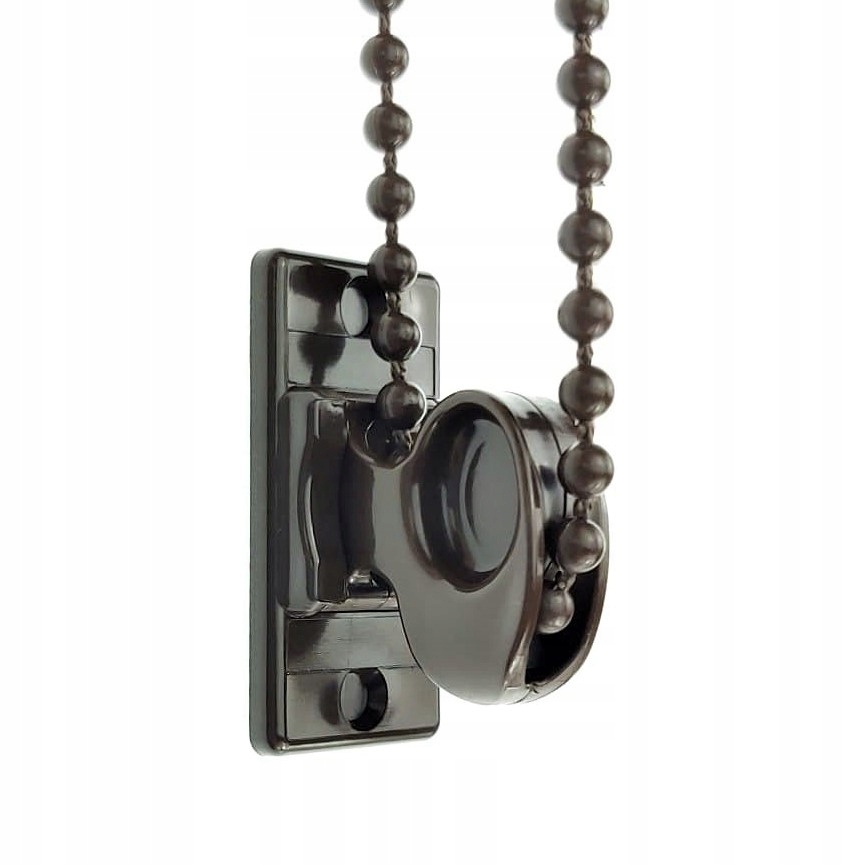 Napinacz łańcuszka rolety mini ciemny brąz