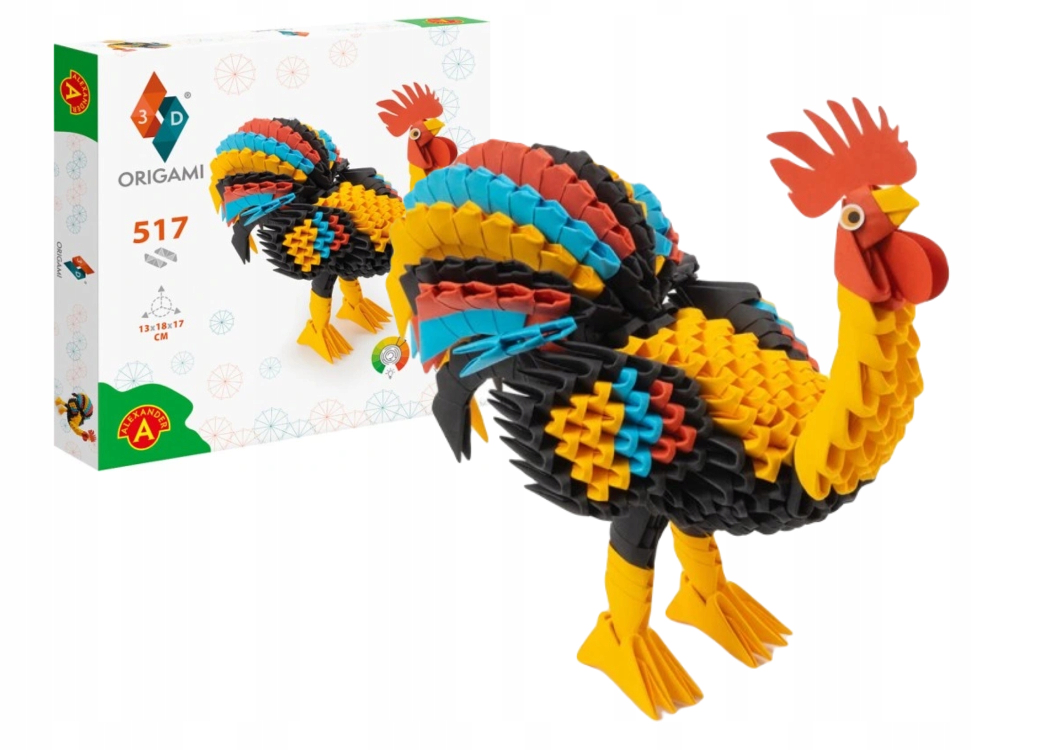 

Zestaw Kreatywny Origami 3D Kogut Kogucik Handmade