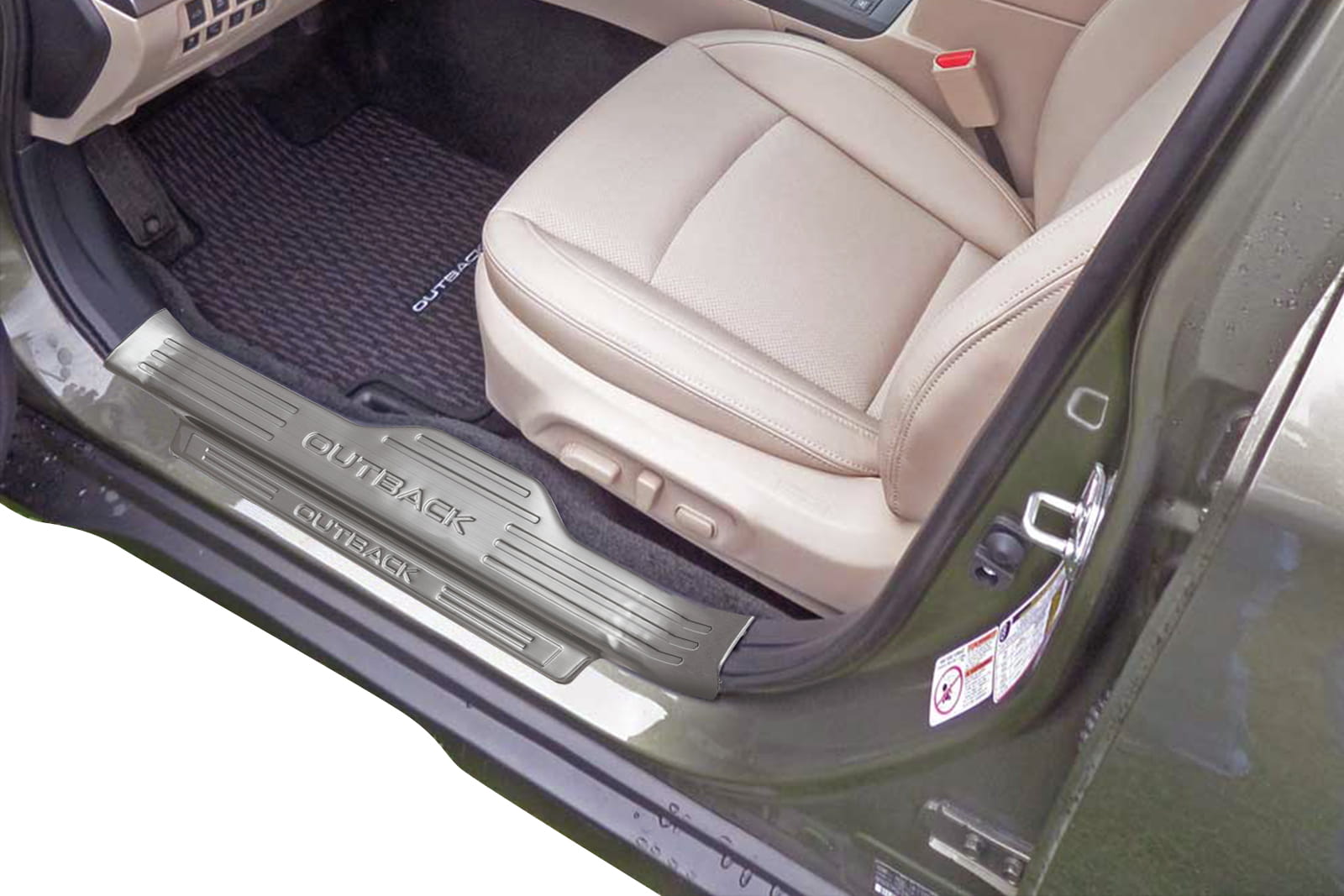 SUBARU OUTBACK 15+ LISTWY PROGOWE GÓRNE I DOLNE