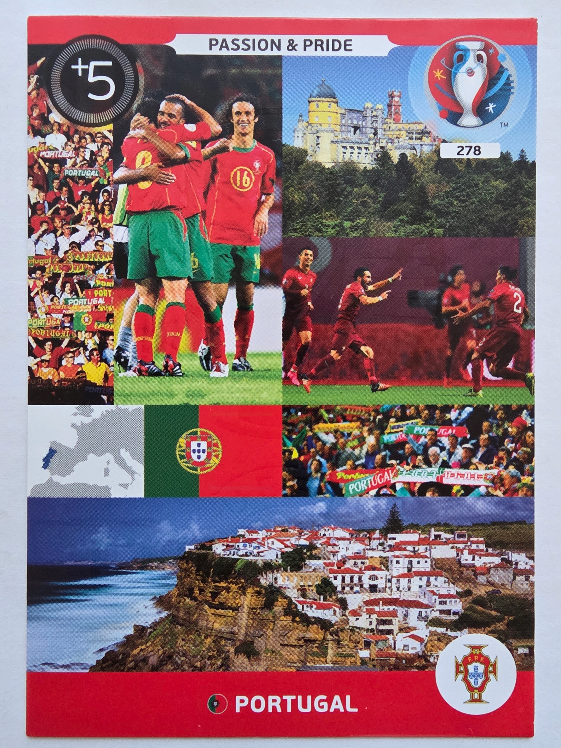 2016 Panini Euro Passion & Pride Portugalia Nr 278 /H11