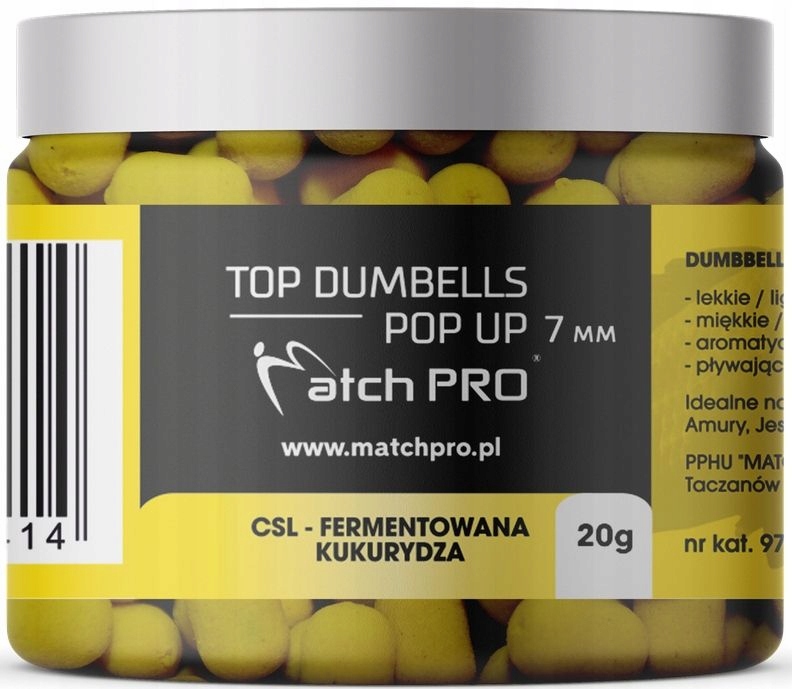 Dumbells Match Pro Top Pop Up Csl 7mm 20g