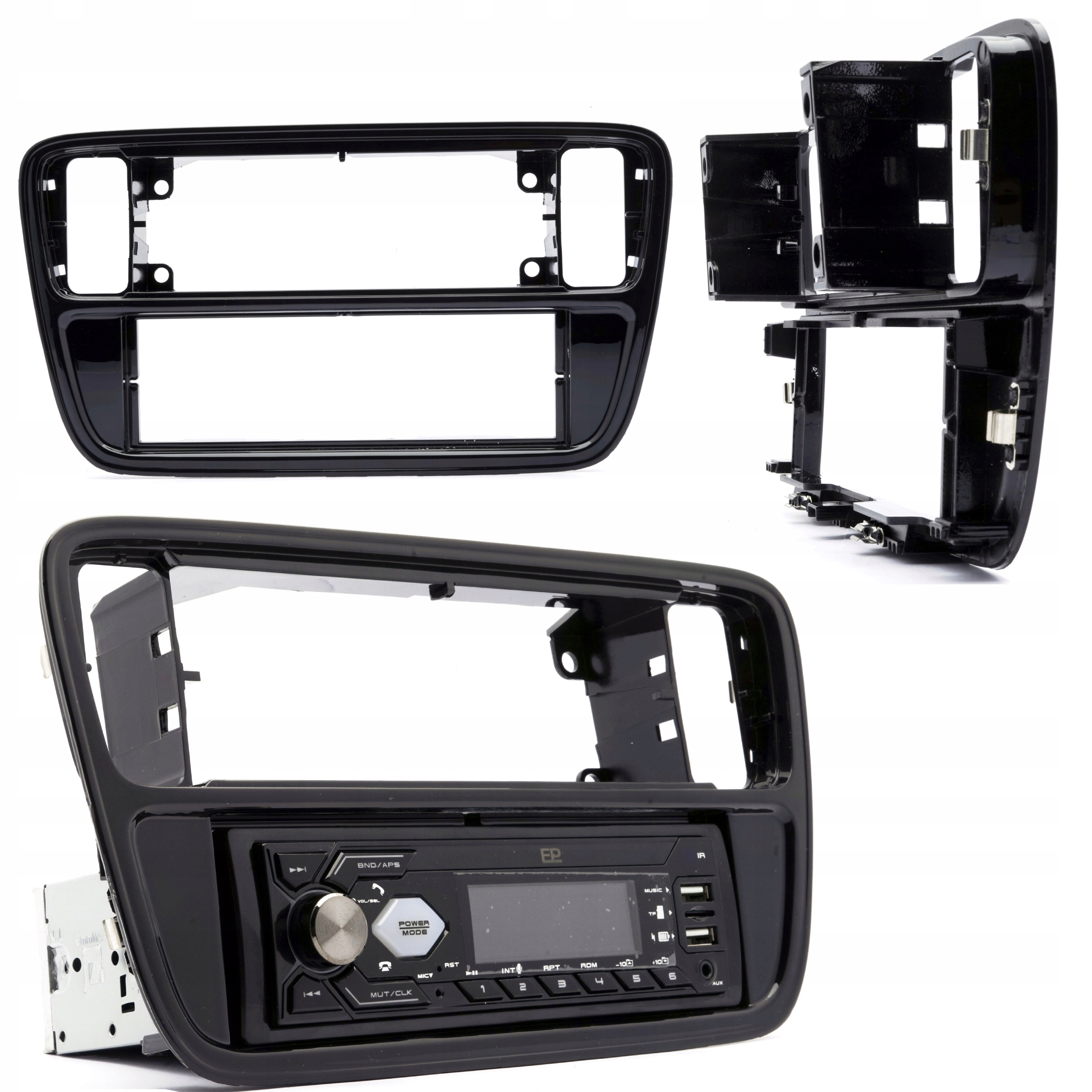 Rámeček Pro Rádio 1DIN Seat Mii Vw up!