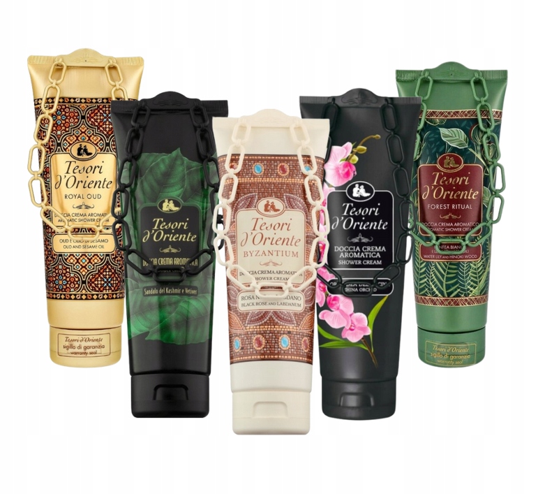Sada 5 sprchových gelů Tesori d'Oriente 5 x 250 ml