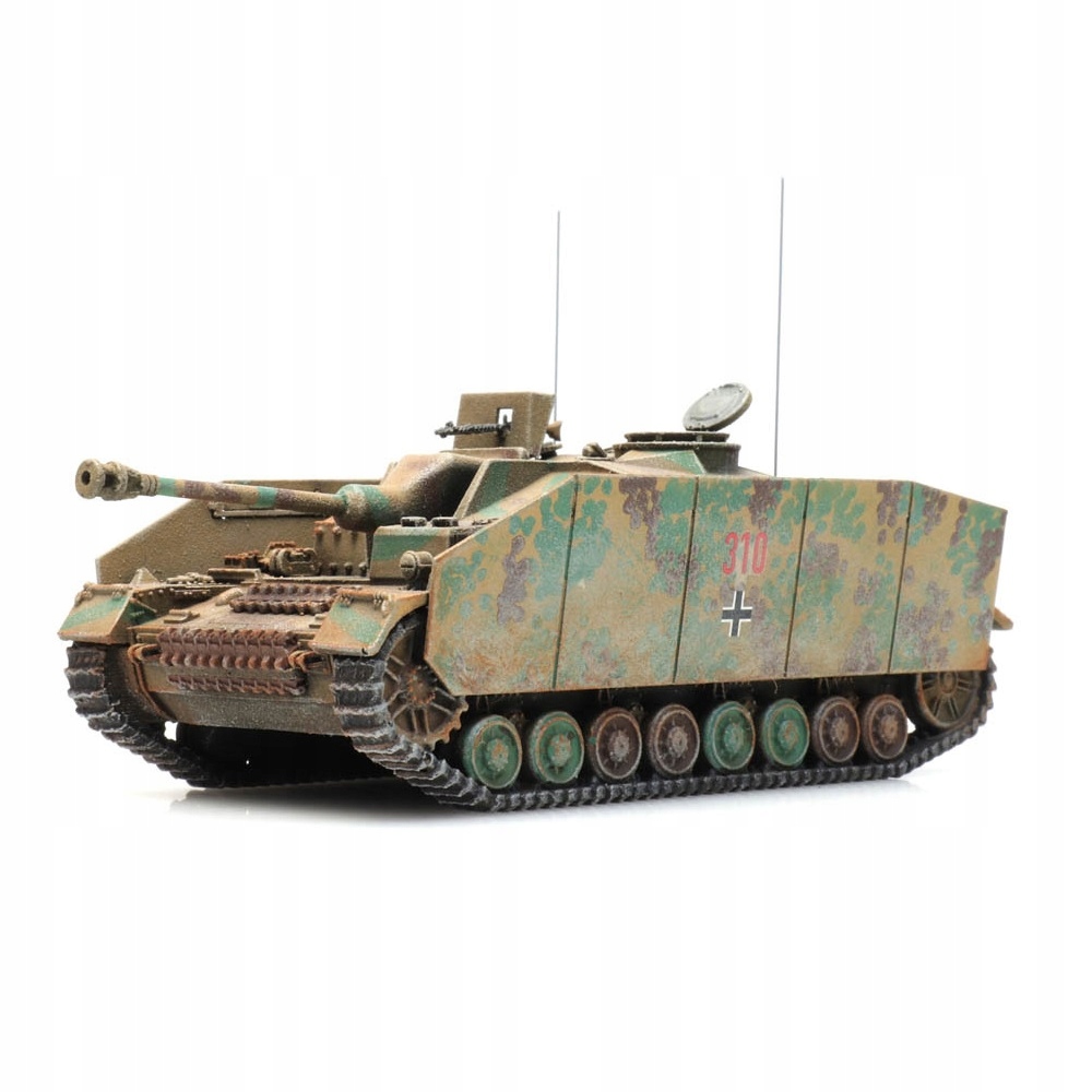 Německý tank StuG IV Hotový Model Artitec 1:87