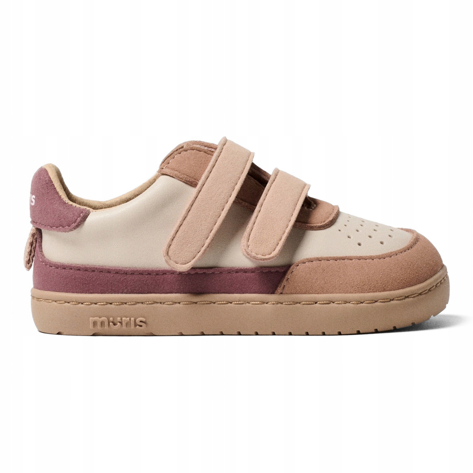 Buty barefoot sneakersy lekkie na rzepy dziecięce Muris Petra Mini Pink 24