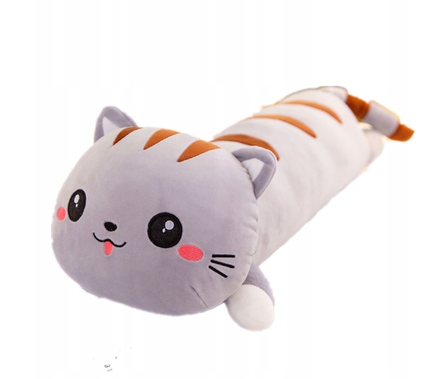 

Długi Kot maskotka 50 cm szary