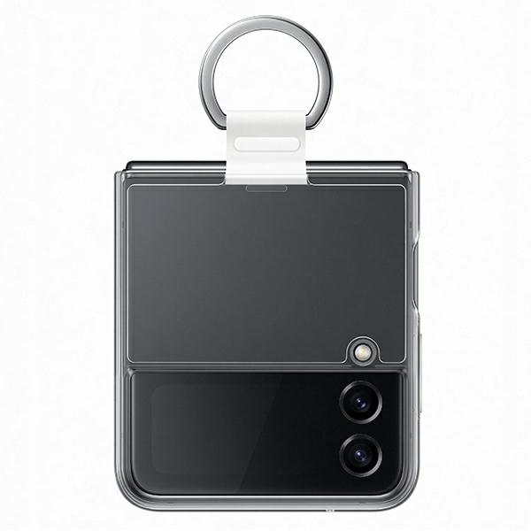 Pouzdro Pro Samsung Galaxy Z Flip 4 Průhledné Clear Cover Ring