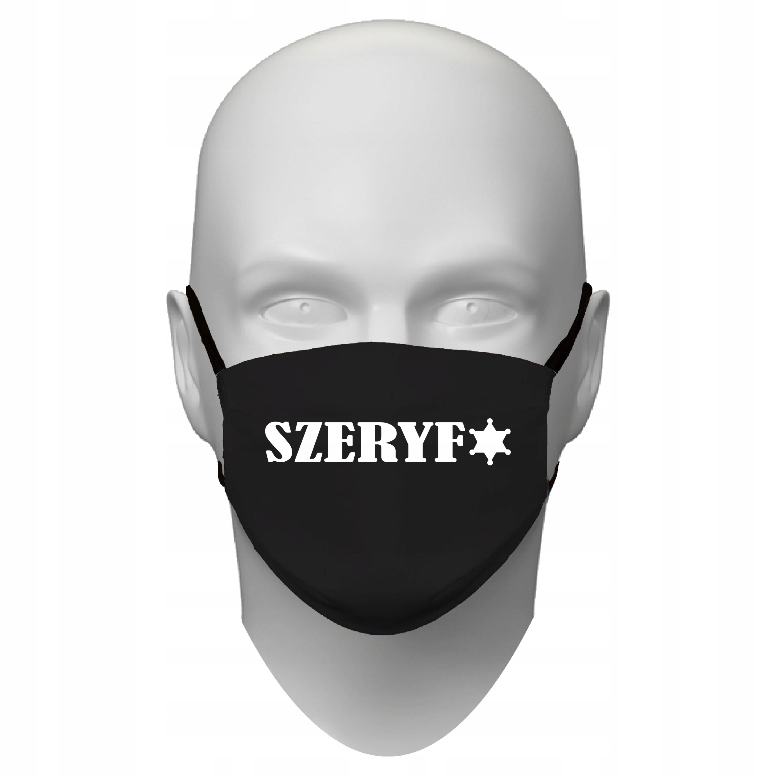 

Maseczka Bawełniana Dziki Zachód Gwiazda Szeryf