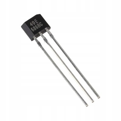 

SS49E czujnik Halla Hallotronowy TO92 2.7V do 6.5V