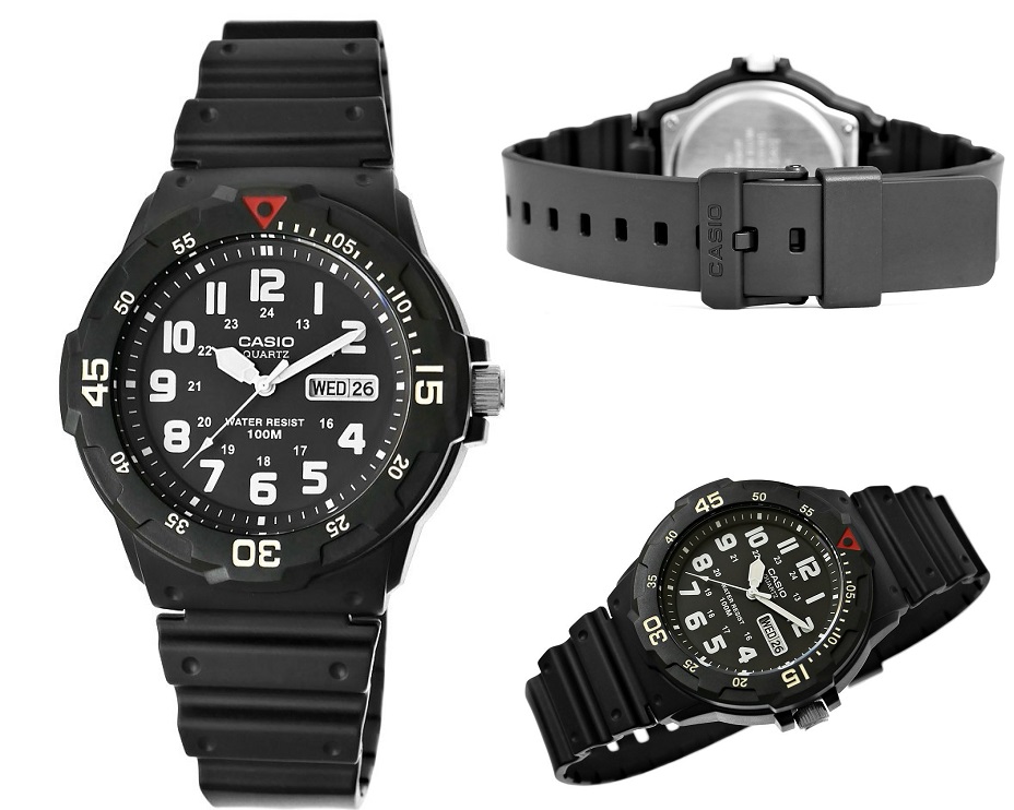 

Męski zegarek Casio MRW-200H-1BVDF wodoszczelny