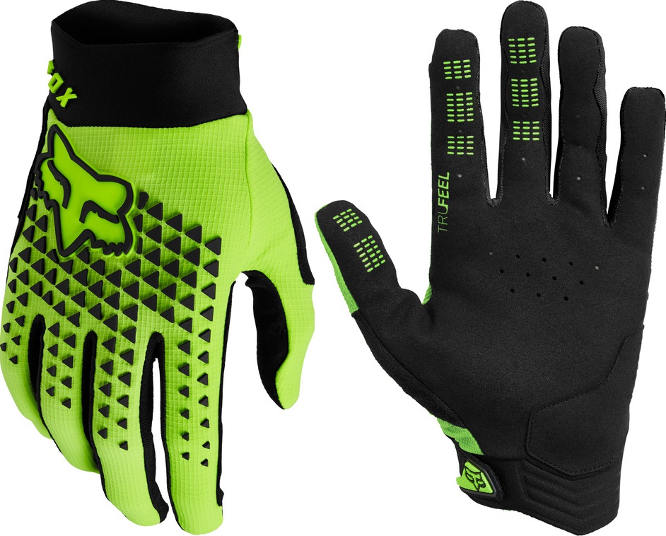 Rękawiczki Rowerowe Fox Defend Flo Yellow rozmiar M