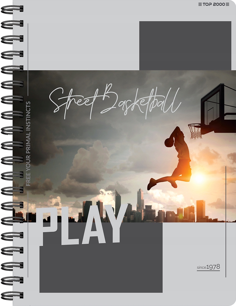 KOŁOZESZYT A5/80K KRATKA 2SPI TOP POSTER400182023