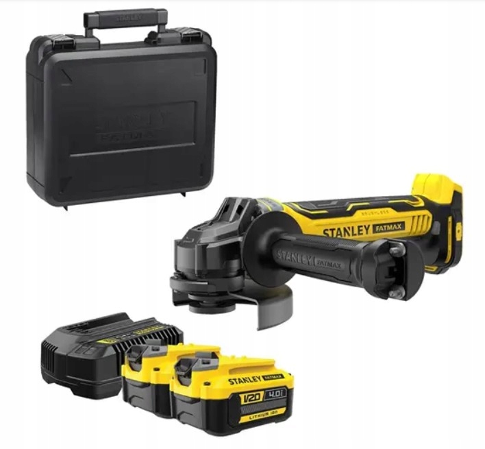 Szlifierka kątowa 125mm 18V SFMCG700M2K-QW 2x4,0Ah Stanley Fatmax V20