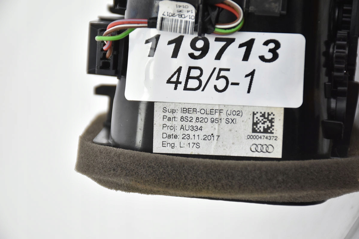 grid air conditioning devices AUDI TT 8S 8S2820951