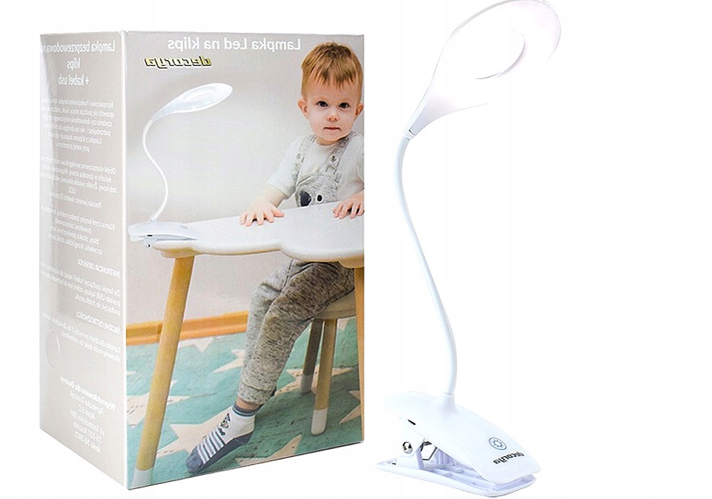 LAMPA PRZYCZEPIANA DO BIURKA DOBRE ŚWIATŁO