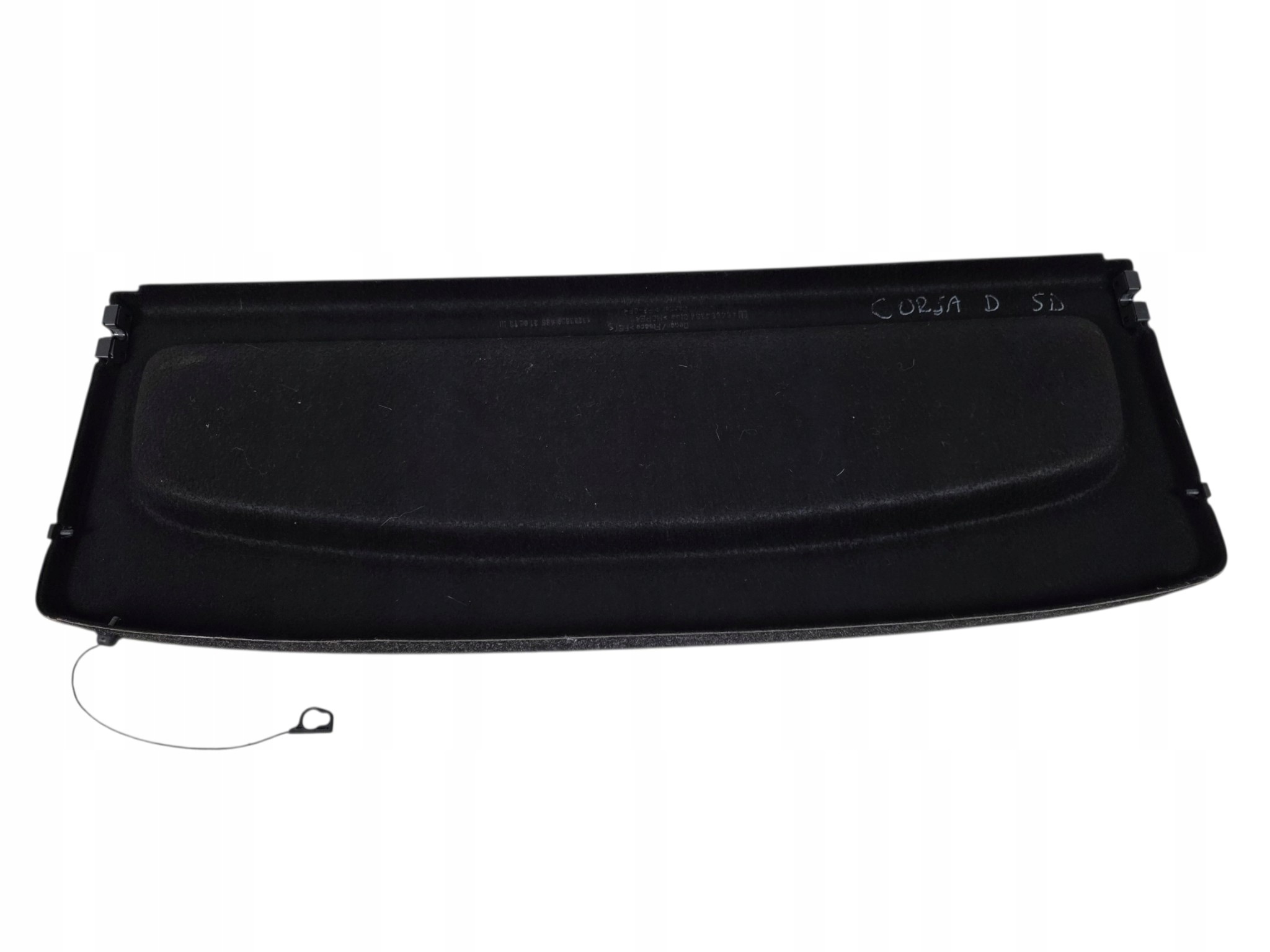 OPEL CORSA D 5D abdeckung, hutablage kofferraum hinten original. schön schwarze