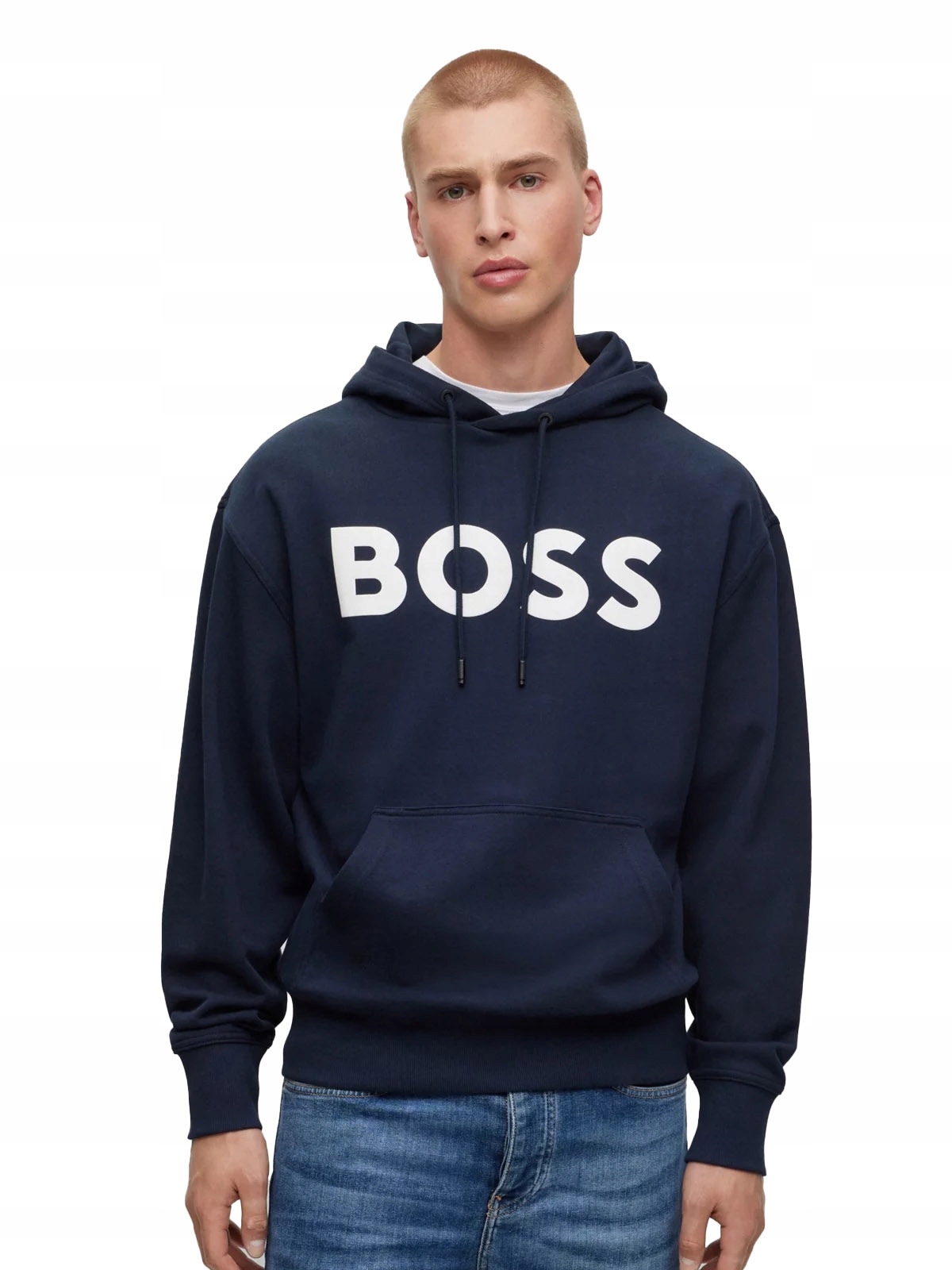 Bluza z kapturem Hugo Boss Granatowy r. XL
