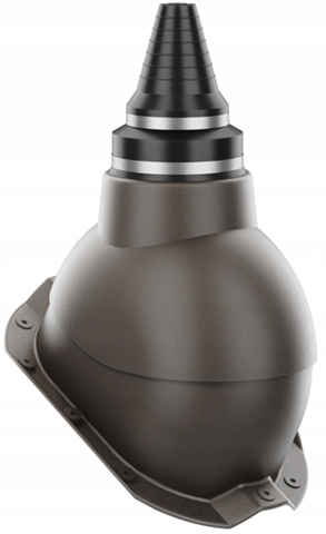 Anténní Přechod Pro Trapézové Plechy T18 Tmavě Hnědý 8019