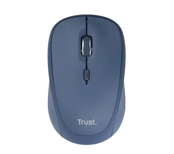 Mysz bezprzewodowa Trust Yvi+ Compact Multi-Device Biurowa Niebieska