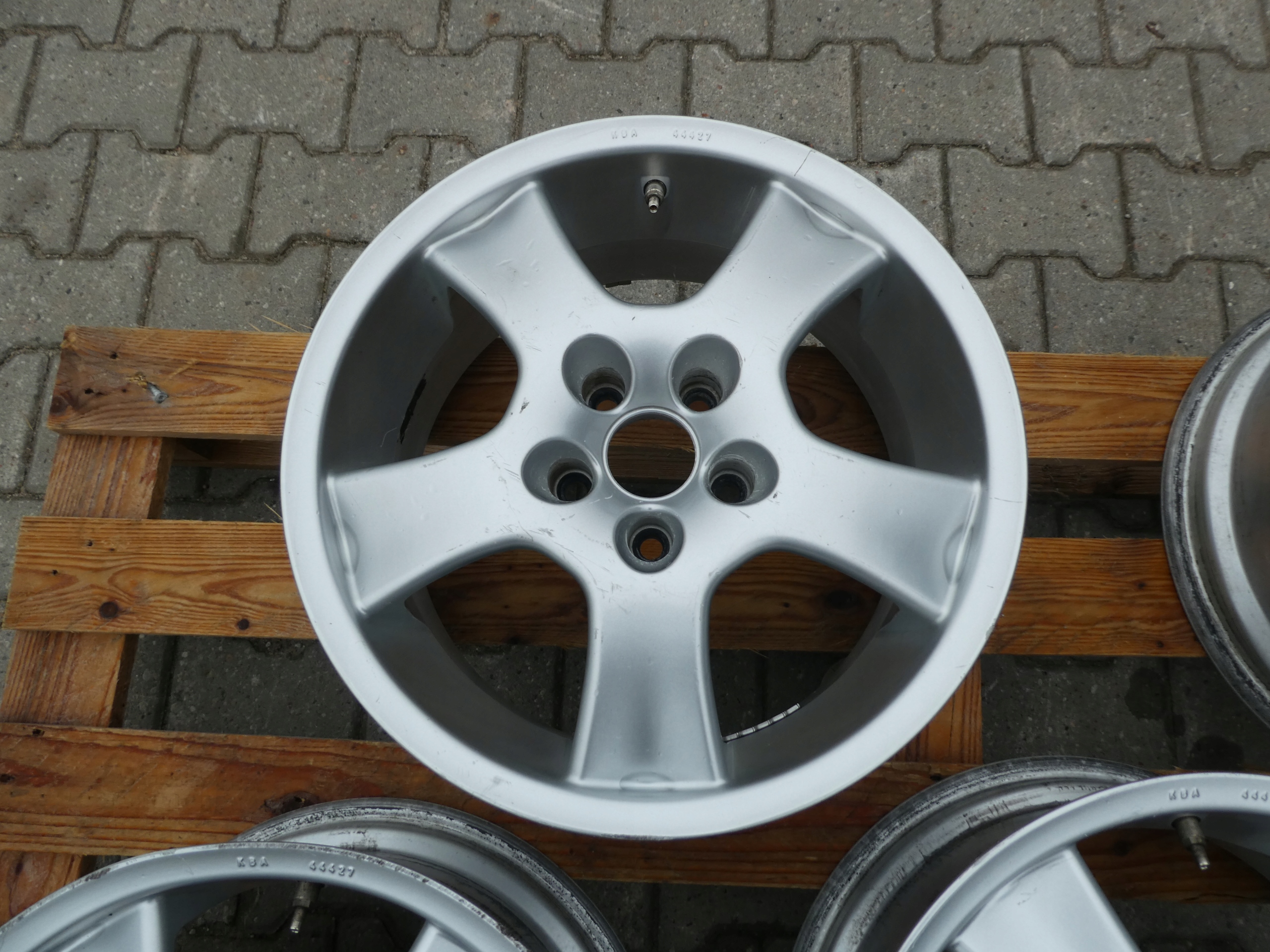 4X discs aluminium disc KBA 44427 RONAL VW 5X112