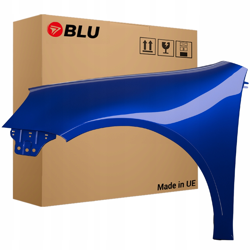 Blu Blatník Vw Golf V 5 LB5R levý modrý 03-09 přední hatchback