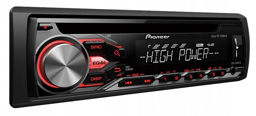 Autorádio CD MP3 Max Power Power 4 x 100W Pioneer DEH-4800FD