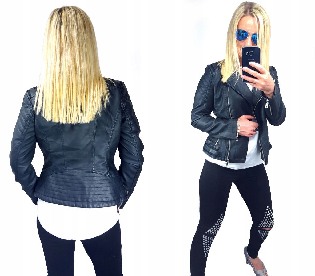 

Spodnie Legginsy Rurki Ćwieki Ripped Getry Dziury