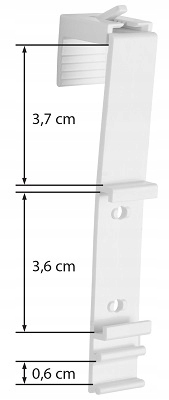 Haczyki przedłużone do rolety Dzień Noc Uchwyt Kod producenta Haczyki dzien noc przedłużane