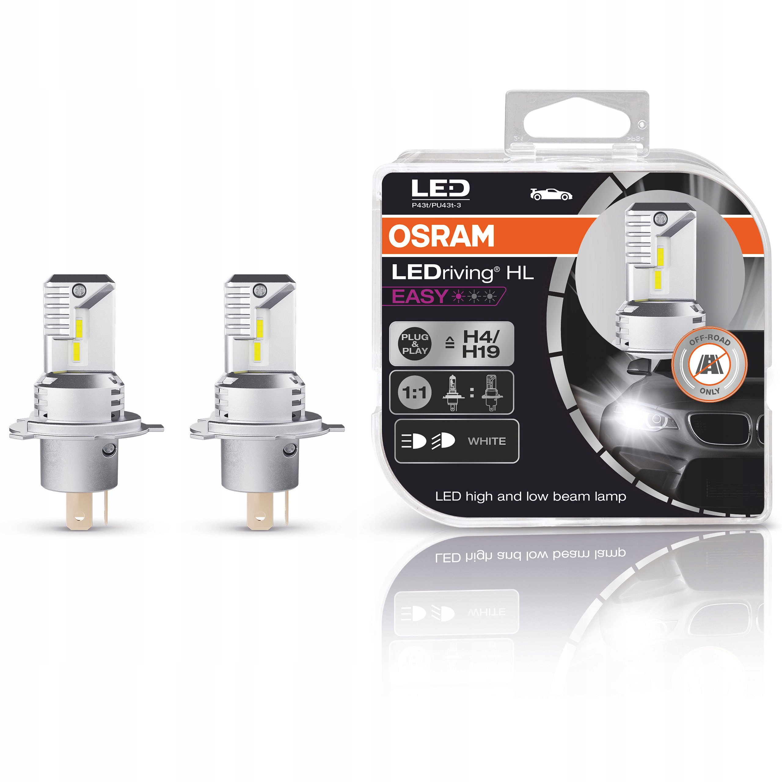 OSRAM NIGHT BREAKER LED H7 - Výměna halogenové žárovky za legální LED.  Návod a test CZ/SK 