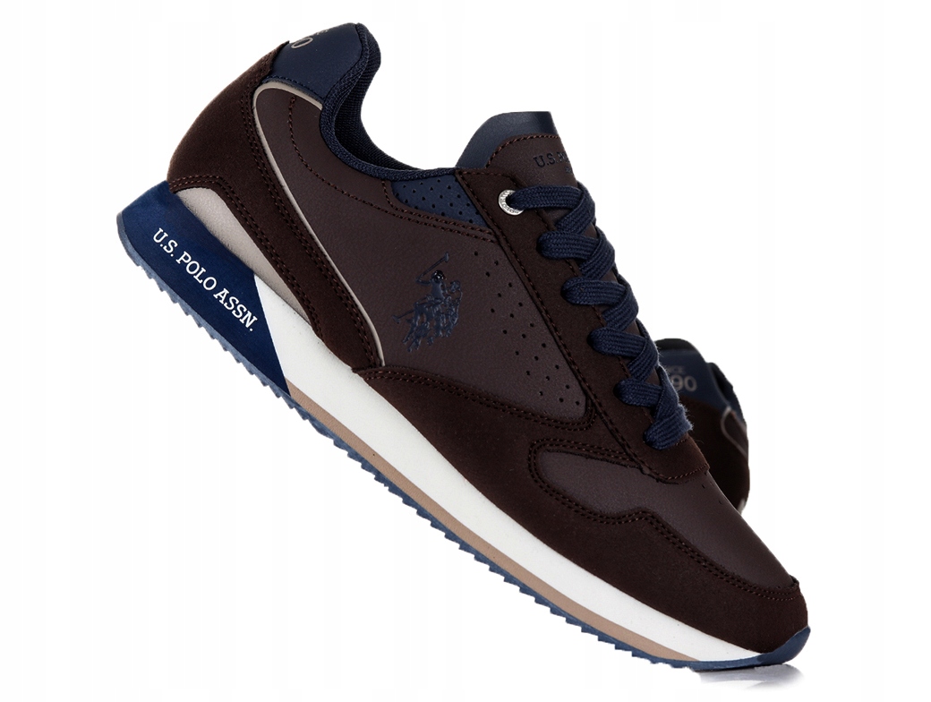 Buty męskie U.S. Polo Assn. BROWN BLUE Rozmiar 42
