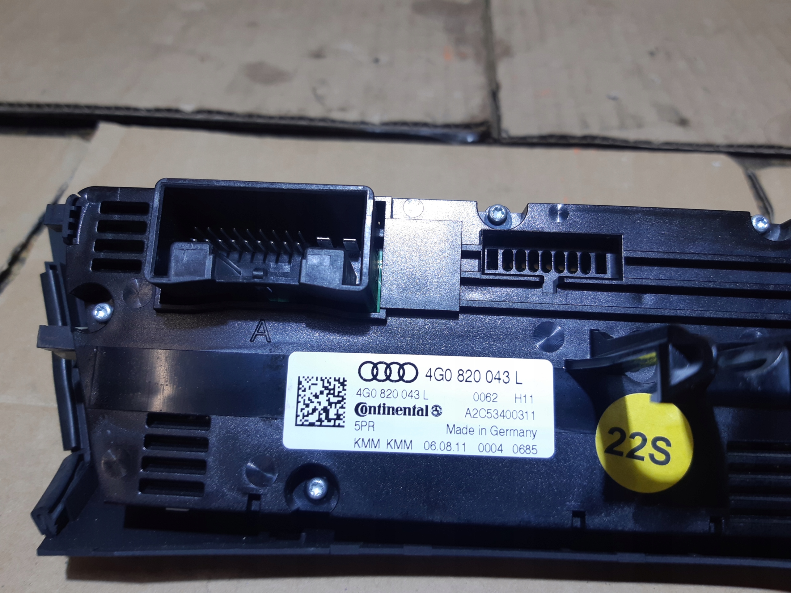 AUDI A6 A7 C7 PANEL des lüfters klimaanlage 4G0820043L
