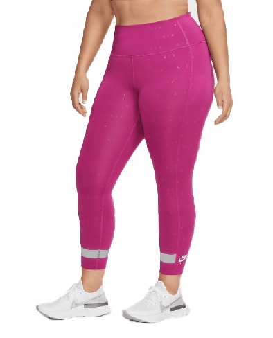 Nike Air Legíny Fuchsiové Plus Dri-fit DA3114564 1X