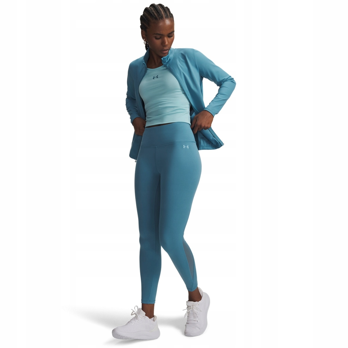 Damskie legginsy treningowe Under Armour Motion Mesh Ankle Legging Xs
