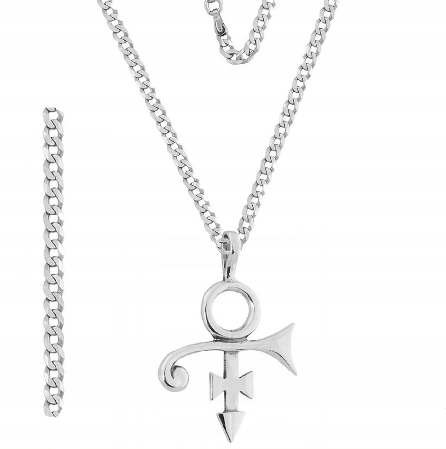 Náhrdelník Prince Symbol lásky Stříbro ryzost 925 Pancíř Stříbrný 70 cm