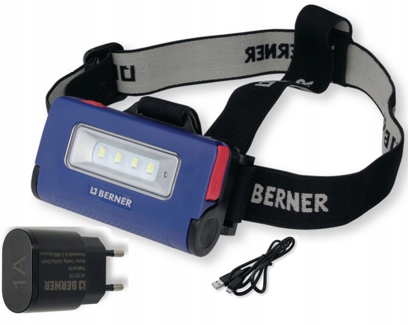 СУПЕР ПОТУЖНИЙ 4 СВІТЛОДІОДНИЙ USB BERNER НАЛОБНИЙ ЛІХТАР